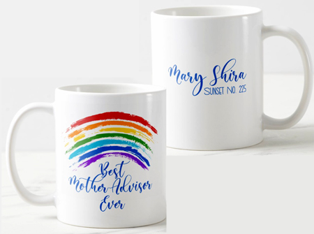 (image for) Rainbow Best Mother Advisor Ever Mug